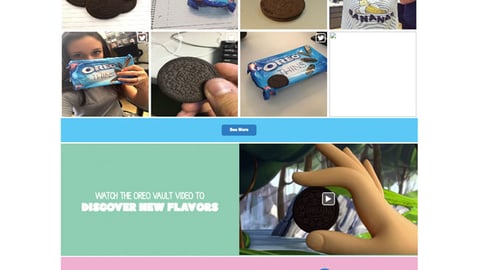 Walmart Oreo 'Vote' Landing Page