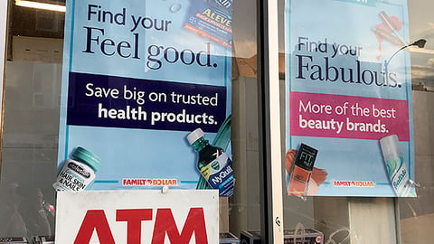 Family Dollar 'All New' Window Posters