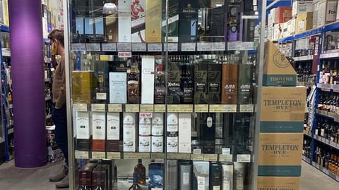 BevMo! Scotch Display Case