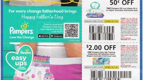 Pampers 'Every Change Fatherhood Brings' FSI