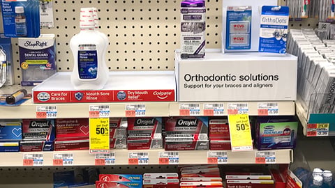 CVS 'Flossers & Gum Care' Sign
