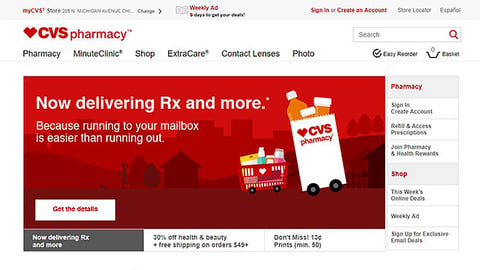 CVS 'Now Delivering Rx' Carousel Ad