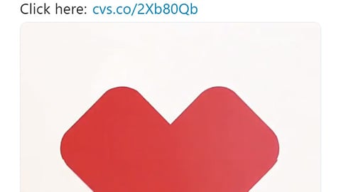 CVS 'ExtraCare H(app)iness Event' Twitter Update