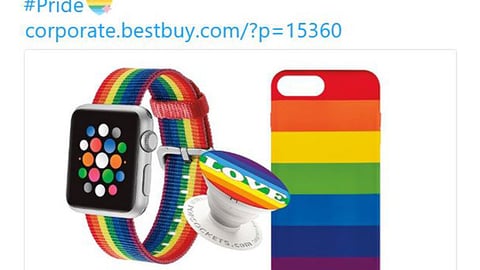Best Buy for Good '#Pride' Twitter Update