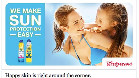 Walgreens Banana Boat Facebook Update
