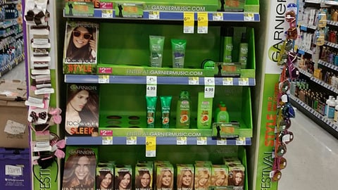 Garnier Walgreens 'Rock Your Festival Style' Endcap