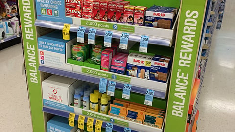 Walgreens J&J 'Healthy Activities' Endcap