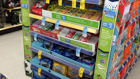 Mondelez Walgreens 'Pass the Love' Endcap