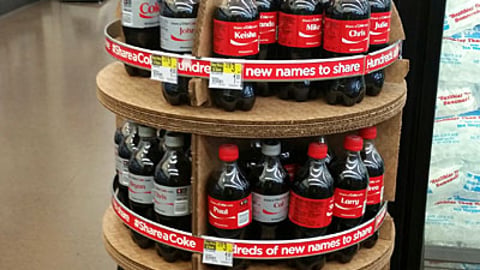 Coca-Cola 'Share a Coke' Floorstand