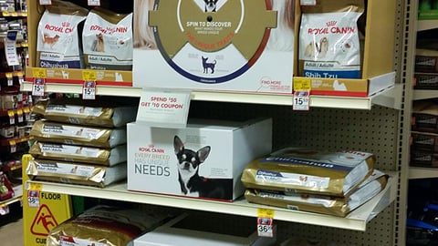 Royal Canin PetSmart 'Stay True to Your Breed' Endcap