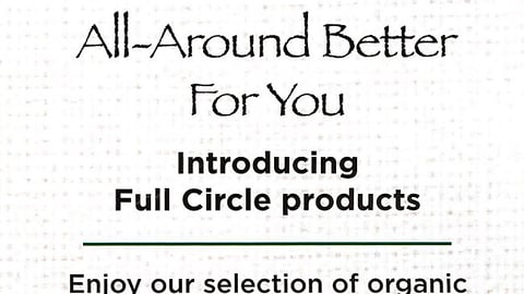 Winn-Dixie 'Introducing Full Circle' Booklet