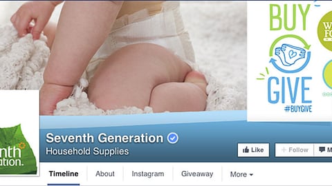 Seventh Generation Whole Foods 'Buy/Give' Facebook Cover