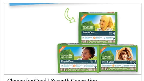 Whole Foods Seventh Generation 'Change for Good' Facebook Update