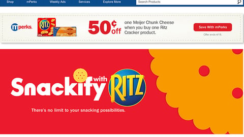 Meijer Ritz 'Snackify' Brand Showcase