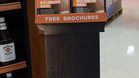 Winn-Dixie 'Discover Your Bourbon Side' Floorstand