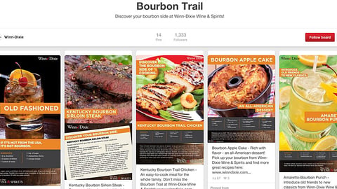 Winn-Dixie 'Bourbon Trail' Pinterest Board