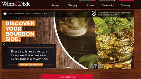Winn-Dixie 'Discover Your Bourbon Side' Carousel Ad