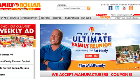 Family Dollar 'Ultimate Family Reunion' Carousel Ad