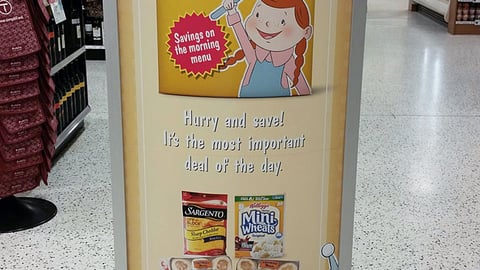 Publix 'Breakfast Sale' Standee