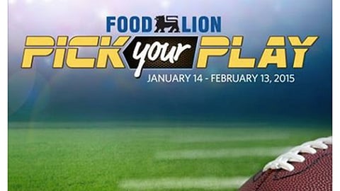 Food Lion 'Pick Your Play' Facebook Update