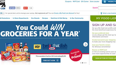 Food Lion Kraft 'Twist That Dish' Carousel Ad