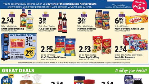 Food Lion Kraft 'Twist That Dish' Feature