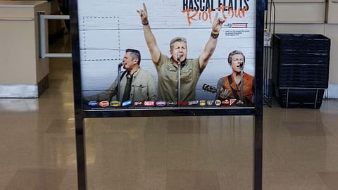 Food Lion 'Rock Out Country Cookout' Stanchion Sign