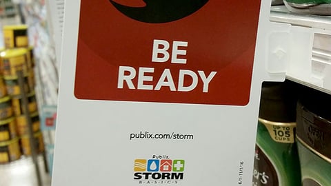 Publix 'Be Ready' Shelf Talker
