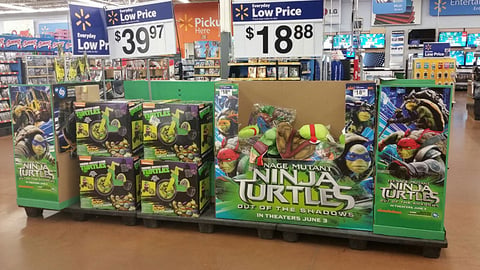 Walmart 'TMNT: Out of the Shadows' Pallet Train