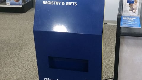 Best Buy 'Registry & Gifts' Kiosk