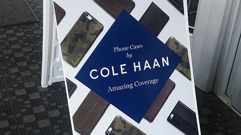 Best Buy 'Phone Cases by Cole Haan' A-Board