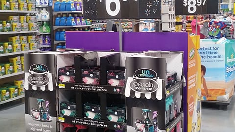 Febreze Unstopables Walmart Half-Pallet Display
