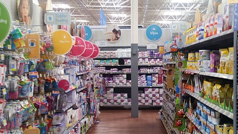 Walmart 'Every Little Step' Ceiling Banner