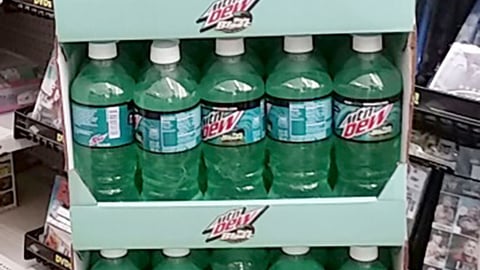 Mountain Dew Dollar General 'Summer's Most Wanted Returns' Floorstand