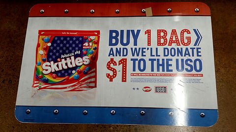 Skittles Smith's 'Buy 1 Bag' Floor Cling