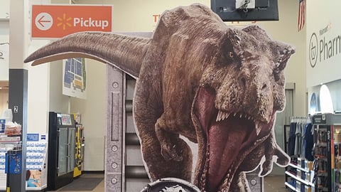 Walmart 'Jurassic World' Signage