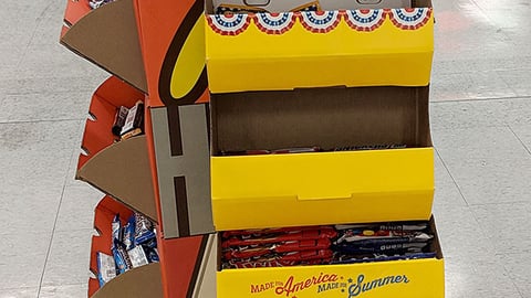 M&M's 'Stars, Stripes & Summer Fun' Floorstand 
