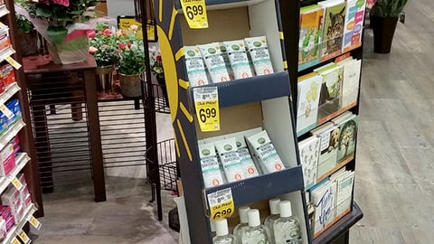 Open Nature 'Mineral Sunscreen' Floorstand