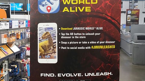 Walmart 'Jurassic World Alive' Poster