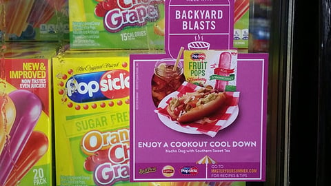 Popsicle Walmart 'Master Your Summer' Freezer Cling