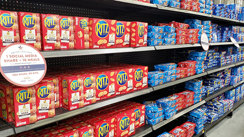 Walmart Mondelez 'United Together' Shelf Set