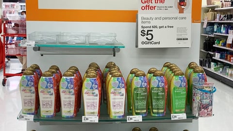 J&J Target 'Together We Care with Pride' Endcap Display
