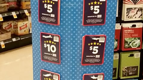King Soopers 'Salute America's Heroes' Standee