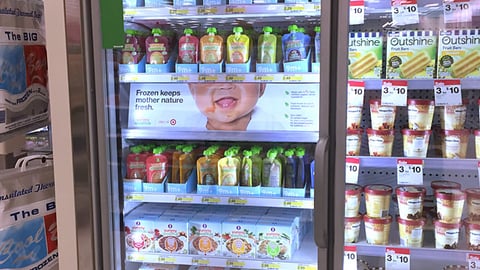 Target Yummy Spoonfuls Freezer Display