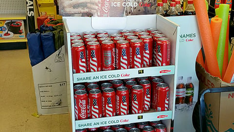 Coca-Cola Dollar General 'Share an Ice Cold Coke' Floorstand