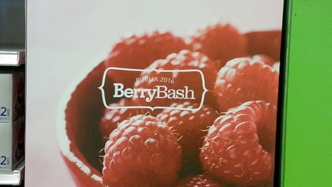 Publix 'Berry Bash' Pallet Display