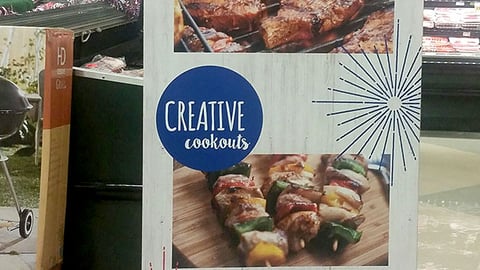 Ralphs 'Summer Is Grilling' Standee