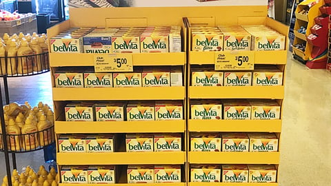 Safeway Belvita 'Fuel Your Trip' Pallet Display