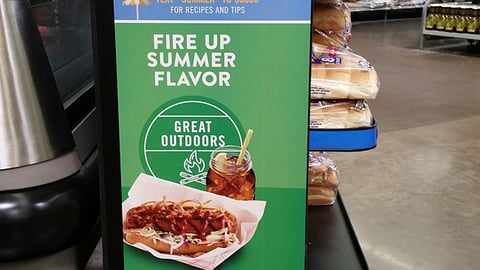 Ball Park Walmart 'Master Your Summer' Side Panel
