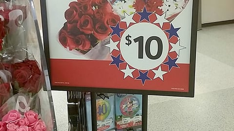 Winn-Dixie Hope for the Warriors Stanchion Sign